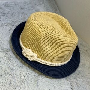Stylish Two-Tone Fedora Hat